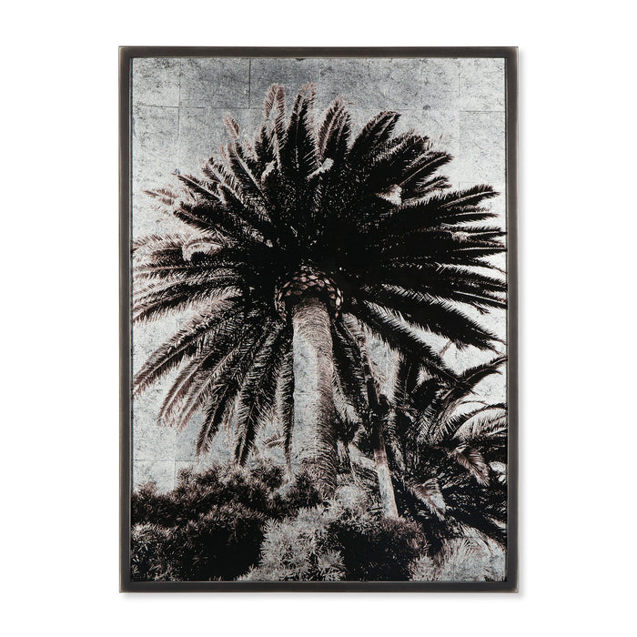 Venice  Palm Trees -  Siver Leaf