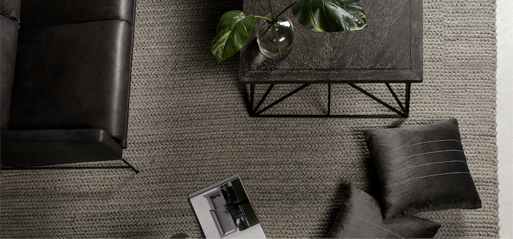 Image showcasing the living room setup for the Fall/Winter 2021 collection on Sonder Living's homepage.