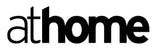Logo of the home and the holiday superstore named atHome