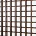 Large metal trellis with a minimalist grid design, measuring 60" W x 6" D x 111.5" H, providing a modern and functional addition to garden or patio decor, Detail View 3.