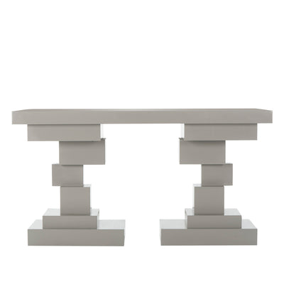 Morgan Console Table - Gray Lacquer