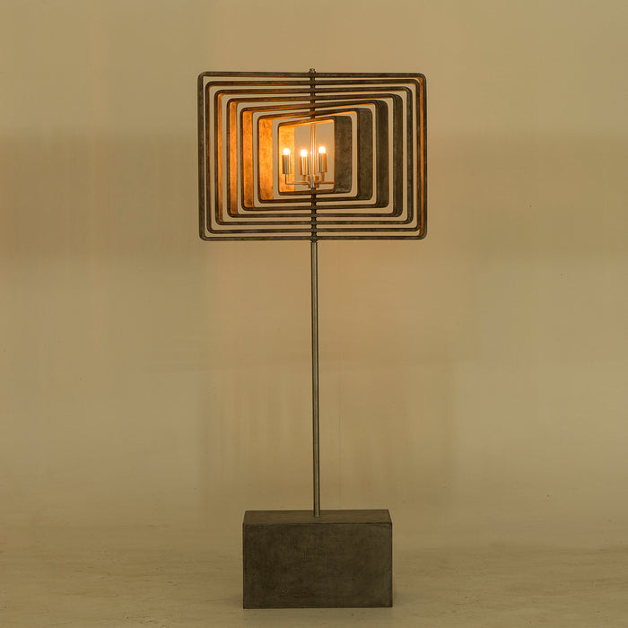 Spiral Driftwood Floor Lamp - 7 Layer