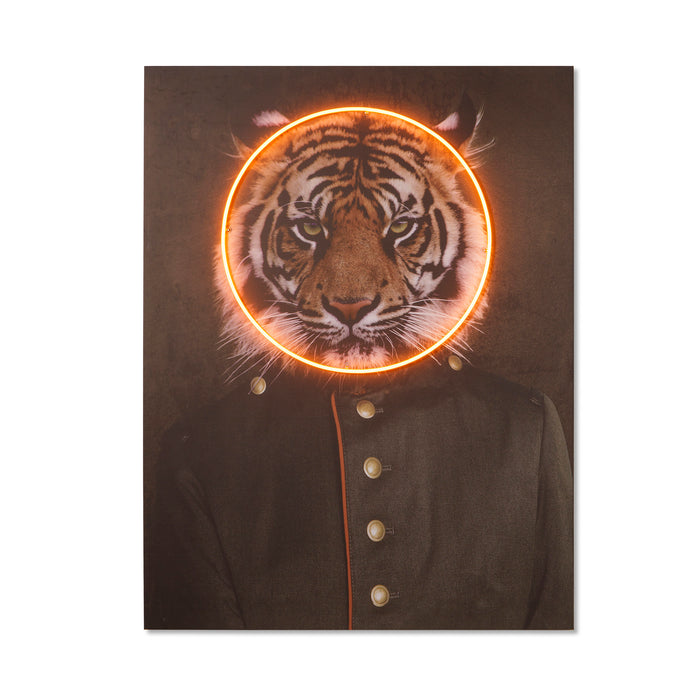 Tiger Portrait - LED Neon