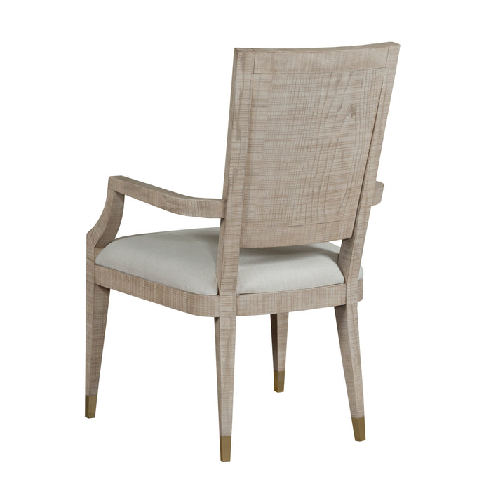 Raffles Dining Arm Chair - Natural & Norman Ivory